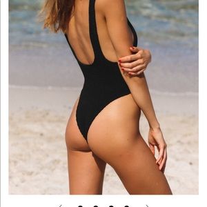 Reina Olga Ruby Scrunch Swimsuit - one size